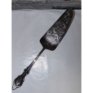 Leonard Silver Stainless Cake Knife Pie Spatula Server 12" Long